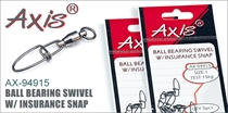 AX-94915 Ball Bearing Swivel w/ Insurance Snap