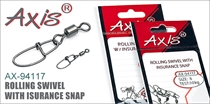 AX-94117 Rolling Swivel With Insurance Snap