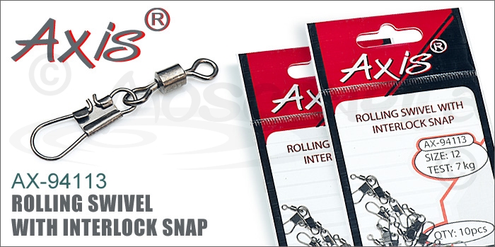 Изображение Axis AX-94113 Rolling Swivel With Interlock Snap
