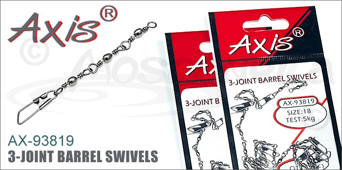 Изображение Axis AX-93819 3-joint Barrel Swivels
